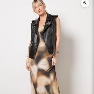 Evereve Black Leather Jacket